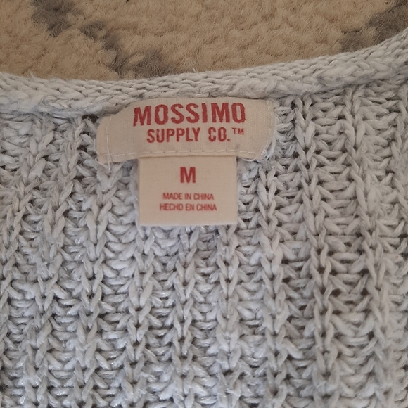 Grey Knit Cross Stitch Detailing Cardigan - Picture 3 of 5